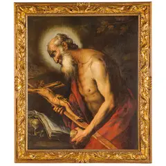 Ermanno Stroiffi, San Girolamo, oil on canvas
