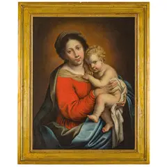 Pierre Mignard, Madonna con il Bambino, oil on canvas