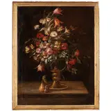Vaso fiorito by Maestro dei fiori guardeschi, oil on canvas, offered Nov 2024