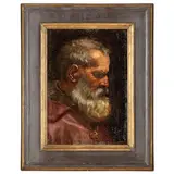 Studio di testa by Marco Antonio Bassetti, oil on canvas, offered Nov 2024