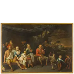 David Ryckaert III, Festa contadina, oil on canvas