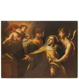 Estasi di santa Teresa d'Avila by Giovanni Raffaele Badaracco, oil on canvas, offered Nov 2024