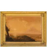 Jan Asselijn, Veduta della campagna romana con il monte Soratte sullo sfondo, oil on canvas