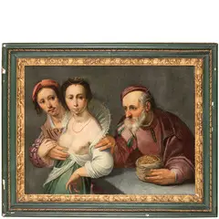 L'Allegoria dell'amore by Cornelis van Haarlem, oil on canvas, offered Nov 2024