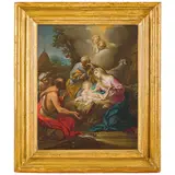 Girolamo Pesci, Adorazione dei pastori, oil on canvas