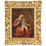 Gregorio De Ferrari, Madonna con il Bambino, oil on panel