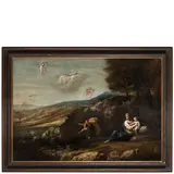Giovanni Battista Pace, Riposo nella fuga in Egitto, oil on canvas