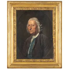 Ritratto del musicista Giovanni Battista Nardini by Nathaniel Dance-Holland, oil on canvas, offered Nov 2024
