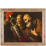 Giuseppe Vermiglio, La negazione di San Pietro, oil on canvas