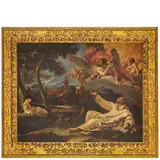 MARCO RICCI (per il brano di paesaggio) / Visione di San Bruno by Sebastiano Ricci, oil on canvas, offered Nov 2024