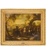 Francesco Graziani, Battaglia, oil on canvas