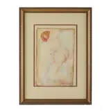Auguste Rodin, Parigi, 1840 - Medon, 1917 / Studio di nudo / Firmato Rodin in basso a destra
