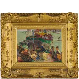 Plinio Nomellini, Livorno, 1866 - Firenze, 1943 / Venezia / Firmato P Nomellini in basso a sinistra