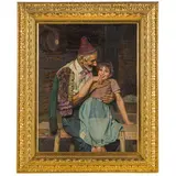 Tunisi, 1860 - Firenze, 1932 / Ti ho presa! / Firmato I Nunes Vais in basso a sinistra by Italo Nunes Vais, oil on canvas, offered Nov 2024