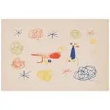 Joan Miró, El Pájaro Rojo I (Mourlot 98)