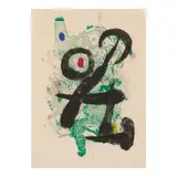 Joan Miró, Le Faune (Mourlot 342), 1963, Lithograph in colors on wove paper