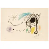 Sobreteixims I Escultures (Mourlot 849, Cramer bk. 158) by Joan Miró, 1972, Lithograph in colors on wove paper, sold Jun 2025