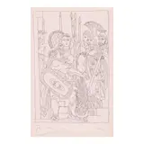 Pablo Picasso, Accord entre les Guerriers de Sparte et d'Athènes, pl. 5, from Lysistrata (Bloch 271, Baer 391, Cramer bk. 24), 1934, Etching on wove paper