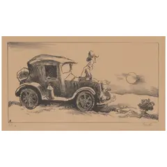 Waiting for the Revolution (Fath 9) by Thomas Hart Benton, 1934, Lithograph on wove paper, offered Jun 2025