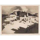 Gene Kloss, Summer Evening in New Mexico (Kloss 370), 1941, Drypoint and aquatint on wove paper