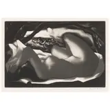 Doel Reed, Figure with Landscape (Cohen/Rogers 80), 1953, Etching and aquatint on wove paper