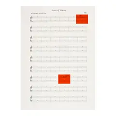 Rodney Graham, School Of Velocity: 24 Hours of Music Divided into Fifteen Minute Intervals (15 works), 1993, photograph