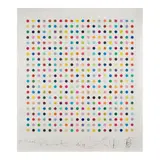 Damien Hirst, Hypothalamus Acetone Powder, 2012, Screenprint in colors on wove paper