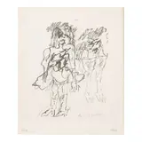 Willem de Kooning, Two Women, 1973, Lithograph on wove paper