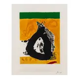 Robert Motherwell, Untitled, from The Basque Suite (Engberg/Banach 83, Belknap 55), 1971, Screenprint in colors on J.B. Green paper