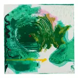 Helen Frankenthaler, Radius (Harrison 234), 1993, Woodcut in colors on hand-dyed TGL handmade paper
