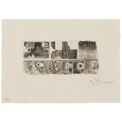 Jasper Johns, Untitled, from Artists for Obama, 2008, Etching and aquatint on wove paper