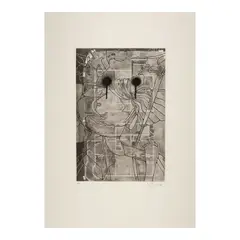 Jasper Johns, Untitled, from The Geldzahler Portfolio (Gemini 1744), 1998, Etching on wove paper