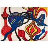 Alexander Calder, Les Oignons (Galactic System), 1976, Lithograph in colors on Arches paper