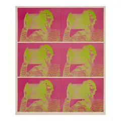 Bruce Nauman, Untitled (Hologram), 1970, Offset lithograph in colors on Kromekote paper, from an edition of unknown size
