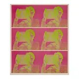 Bruce Nauman, Untitled (Hologram), 1970, Offset lithograph in colors on Kromekote paper, from an edition of unknown size