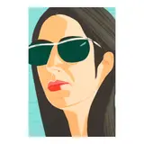 Alex Katz, Ada with Sunglasses, from Alex and Ada, the 1960's to the 1980's (Cantz 243), 1990, Screenprint in colors on wove paper