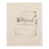 David Hockney, Chair, 38 The Colony, Malibu (MCAT 134, Gemini 452), 1973, Lithograph on wove paper
