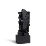 Louise Nevelson, The Dark Ellipse, 1974, Black polyester resin multiple