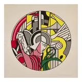 Roy Lichtenstein, The Solomon R. Guggenheim Museum Print (Corlett 83), 1969, Screenprint in colors on Rives paper