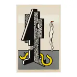 Roy Lichtenstein, Figures, from the Surrealist Series (Corlett 157, Gemini 795), 1978, Lithograph in colors on wove paper