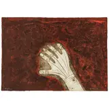 Mano Blanca (Pereda 232) by Rufino Tamayo, 1977, Mixografía® in colors on wove paper, sold Nov 2025