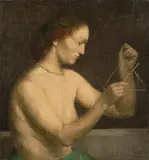 Karl Hofer, Triangelspielerin