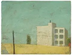 Puerto Vallarta by Francis Alÿs, 1994, Öl auf Holz unter Plexiglas gerahmt, sold Nov 2010