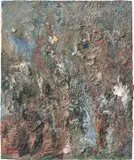 Eugène Leroy, Giboulées, 1996, Öl auf Holz