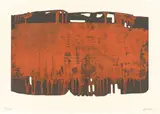 Pierre Soulages, Eau-Forte XXV, 1974, Farbradierung auf Arches-Velin