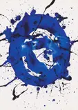 Sam Francis, Blue Ball, 1970, Acryl auf Papier