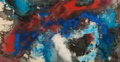 Mit weißem Akzent by Fred Thieler, 1997, Mischtechnik auf Leinwand, sold Jun 2016