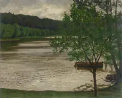 Walter Leistikow, Grunewaldsee, Um 1905, Öl auf Leinwand
