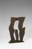 Jean Arp, Das Ding auf der Schwelle“ („Objet sur le seuil/Object on the threshold“), 1959, Bronze mit dunkelbrauner Patina
