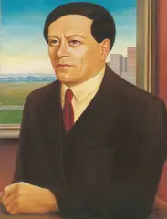 Georg Schrimpf, Bildnis Mr. Sachs, 1926, Öl auf Leinwand